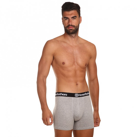 3PACK Boxers para homem Horsefeathers Dynasty heather gray (AM067C)