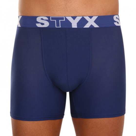 3PACK Boxers para homem Styx longo desporto elástico azul (U9676869)