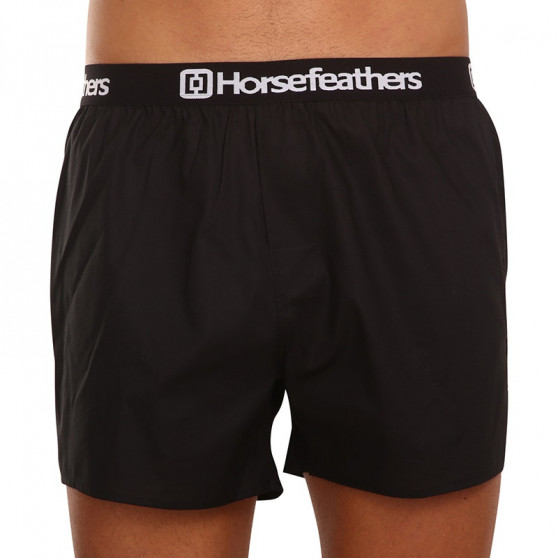 3PACK Boxers para homem Horsefeathers Frazier preto (AM096A)