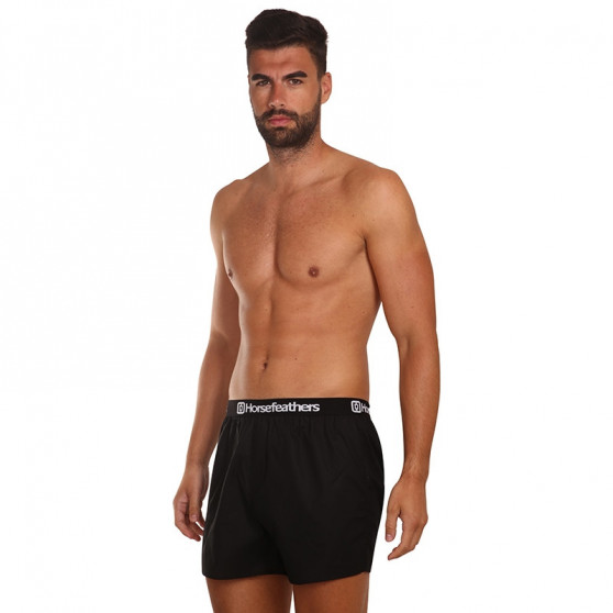 3PACK Boxers para homem Horsefeathers Frazier preto (AM096A)