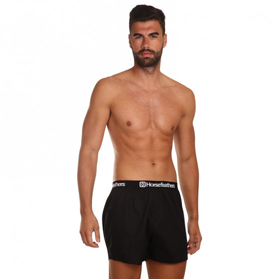 3PACK Boxers para homem Horsefeathers Frazier preto (AM096A)