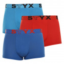 3PACK Boxers para homem Styx desporto elástico multicolorido (G9676964)