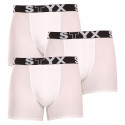 3PACK Boxers para homem Styx elástico desportivo comprido (U10616161)