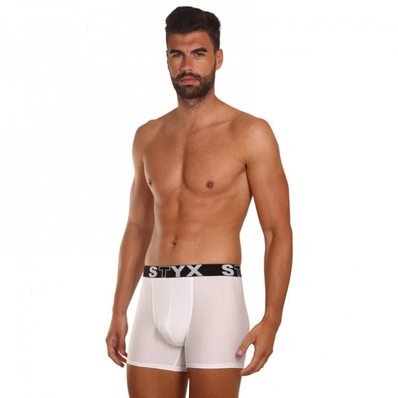 3PACK Boxers para homem Styx elástico desportivo comprido (U10616161)