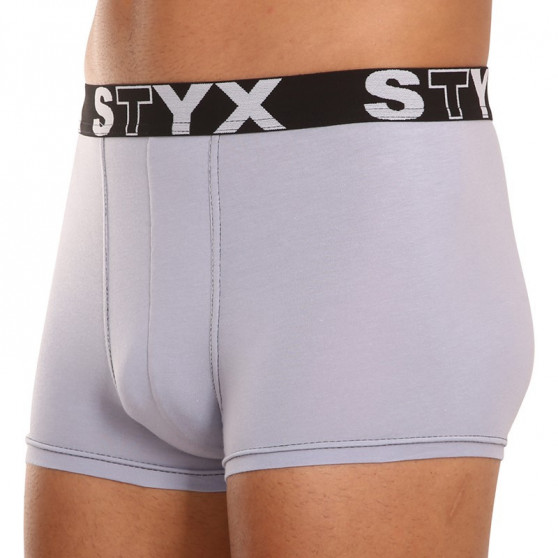 3PACK Boxers para homem Styx sport borracha grey (G10676767)