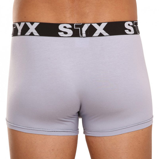 3PACK Boxers para homem Styx sport borracha grey (G10676767)