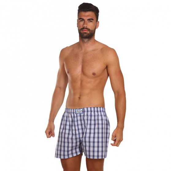 3PACK Boxers para homem Styx borracha clássica multi-coloured (A1020512)