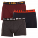 3PACK Boxers para homem Jack and Jones multicolorido (12113943)