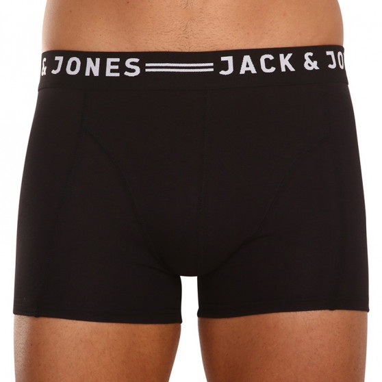 3PACK Boxers para homem Jack and Jones preto (12081832 - black/black)