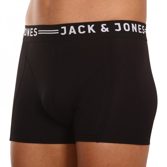 3PACK Boxers para homem Jack and Jones preto (12081832 - black/black)