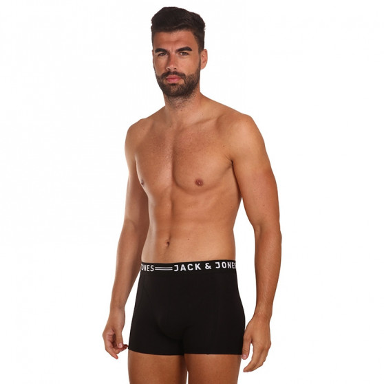 3PACK Boxers para homem Jack and Jones preto (12081832 - black/black)