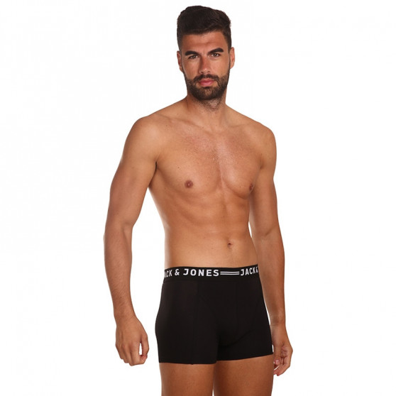 3PACK Boxers para homem Jack and Jones preto (12081832 - black/black)