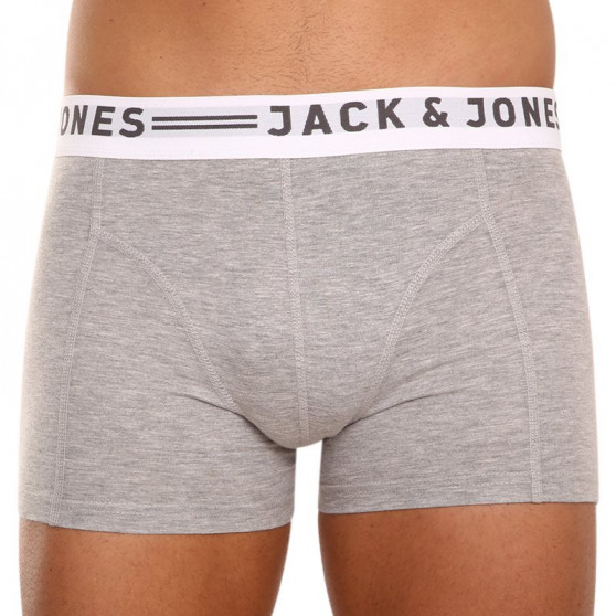 3PACK Boxers para homem Jack and Jones multicolorido (12081832 - light grey)