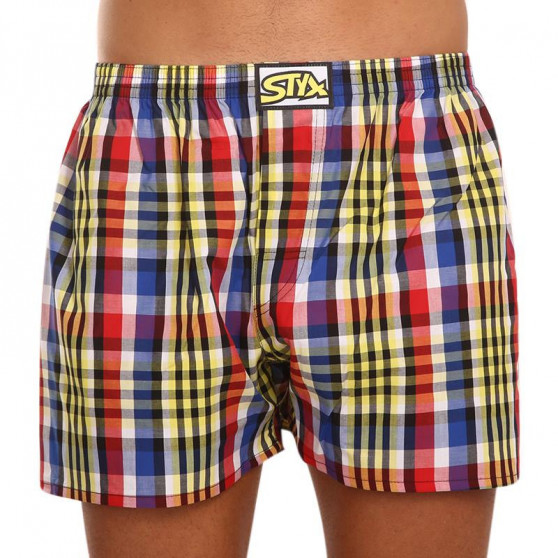 3PACK Boxers para homem Styx borracha clássica multi-coloured (A8333840)