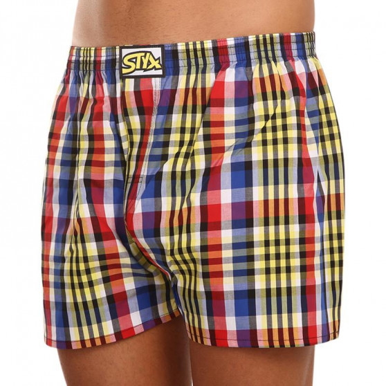 3PACK Boxers para homem Styx borracha clássica multi-coloured (A8333840)