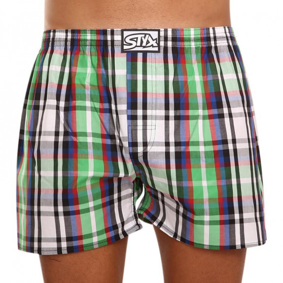 3PACK Boxers para homem Styx borracha clássica multi-coloured (A8333840)