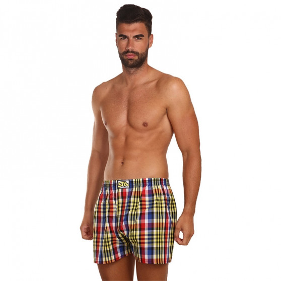 3PACK Boxers para homem Styx borracha clássica multi-coloured (A8333840)