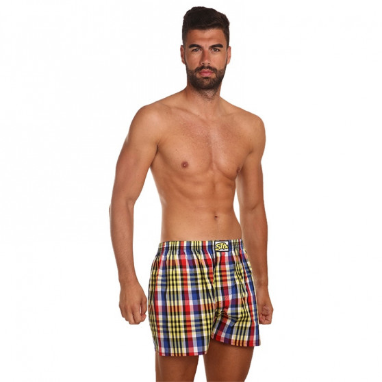 3PACK Boxers para homem Styx borracha clássica multi-coloured (A8333840)