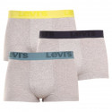 3PACK Boxers para homem Levis cinzento (905042001 015)