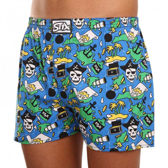 3PACK Boxers para homem Styx arte clássica borracha multicolorido (A11555850)