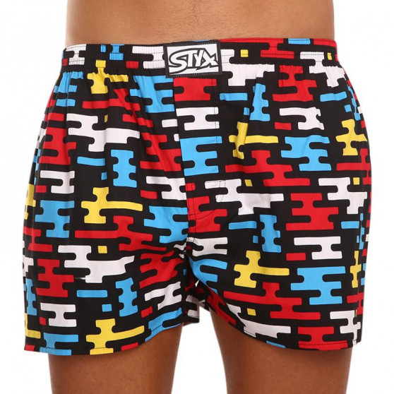 3PACK Boxers para homem Styx arte clássica borracha multicolorido (A11545657)