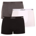 3PACK Boxers para homem S.Oliver multicolorido (JH-34B-23757453)