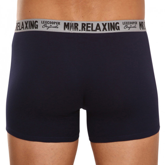 10PACK Boxers para homem Lee Cooper azul (LCUBOX10P0101-1410367)