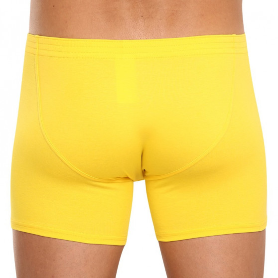 Boxers para homem Styx longo elástico clássico amarelo (F1068)