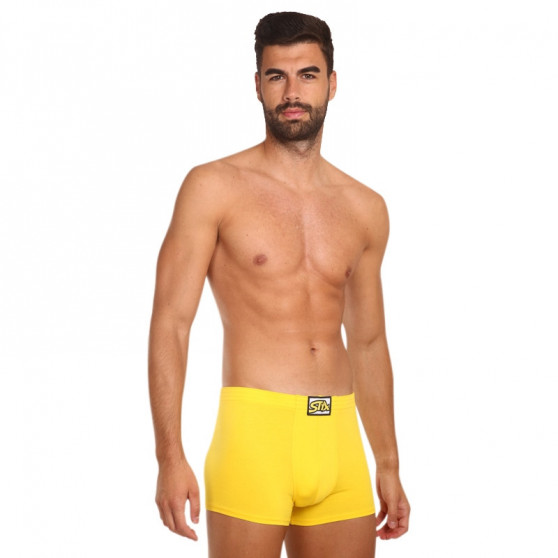 Boxers para homem Styx borracha clássica amarelo (Q1068)