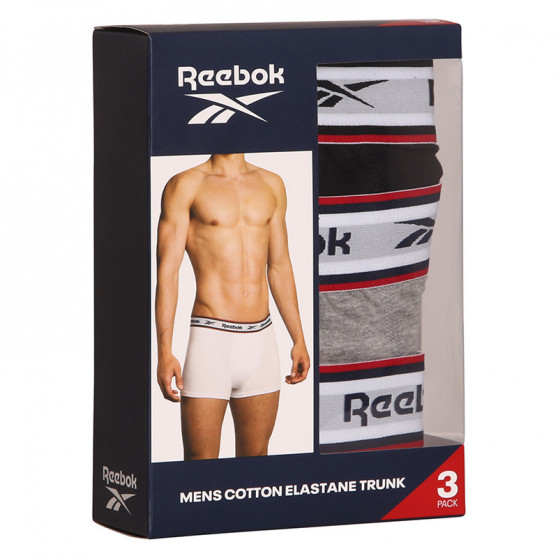 3PACK Boxers para homem Reebok Barlow multicolorido (U5_C8265_RBK_S3PKB)