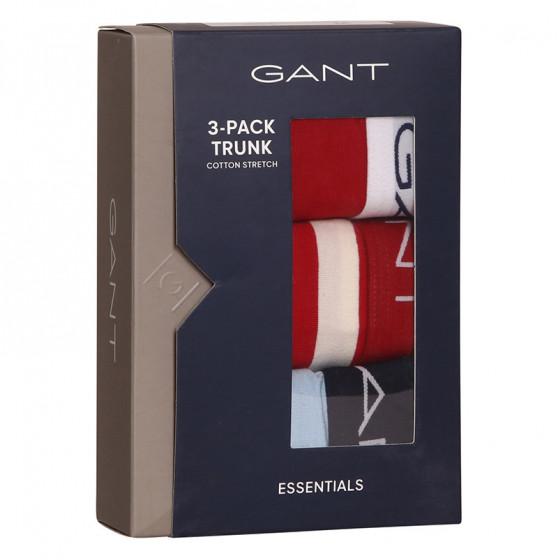 3PACK Boxers para homem Gant multicolorido (902223303-630)