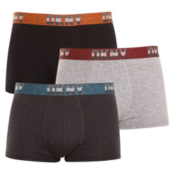 3PACK Boxers para homem DKNY Bellevue multicolorido (U5_6654_DKY_3PKA)