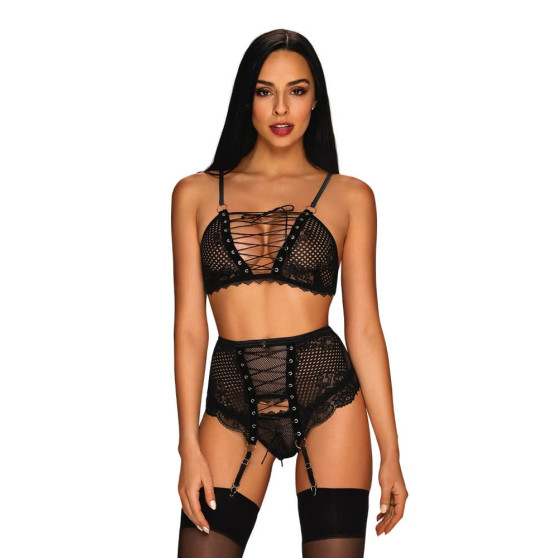 Conjunto para mulher Obsessive preto (Basitta set)