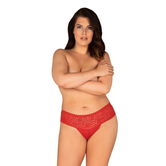 Cuecas para mulher Obsessive superdimensionado red (Blossmina panties)