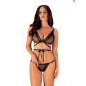 Conjunto para mulher Obsessive preto (Bowessa set)