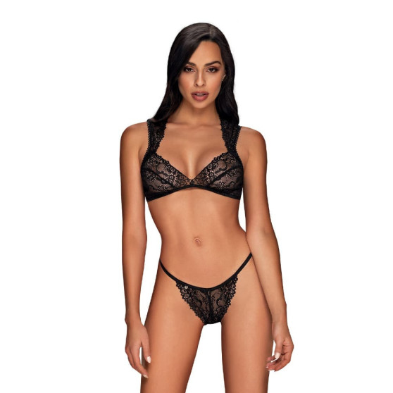 Conjunto para mulher Obsessive preto (Elisetta set)