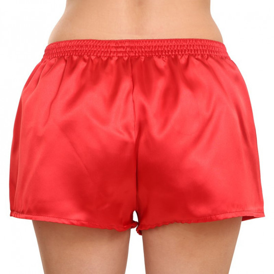 Boxers para mulher Styx clássico elástico cetim vermelho (L663)