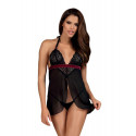 Conjunto para mulher Obsessive preto (Rossita babydoll)