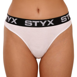 Tanga para mulher Styx desporto elástico branco (IT1061)