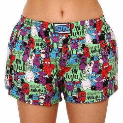 Boxers para mulher Styx arte clássica monstros de borracha (K1555)