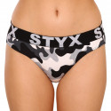 Cuecas para mulher Styx arte esportes borracha camouflage (IK1457)