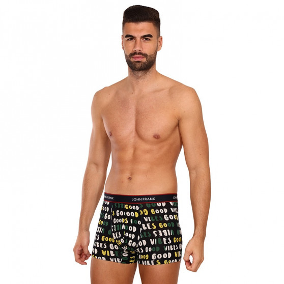 3PACK Boxers para homem John Frank multicolorido (JF3BFG04)