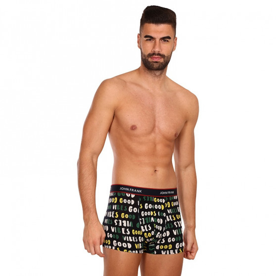 3PACK Boxers para homem John Frank multicolorido (JF3BFG04)