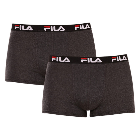 2PACK Boxers para homem Fila cinzento (FU5141/2-248)