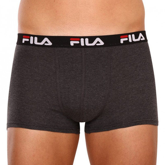 2PACK Boxers para homem Fila cinzento (FU5141/2-248)