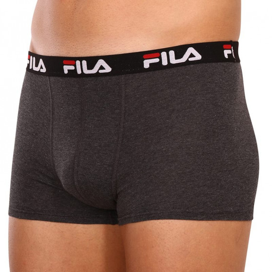 2PACK Boxers para homem Fila cinzento (FU5141/2-248)