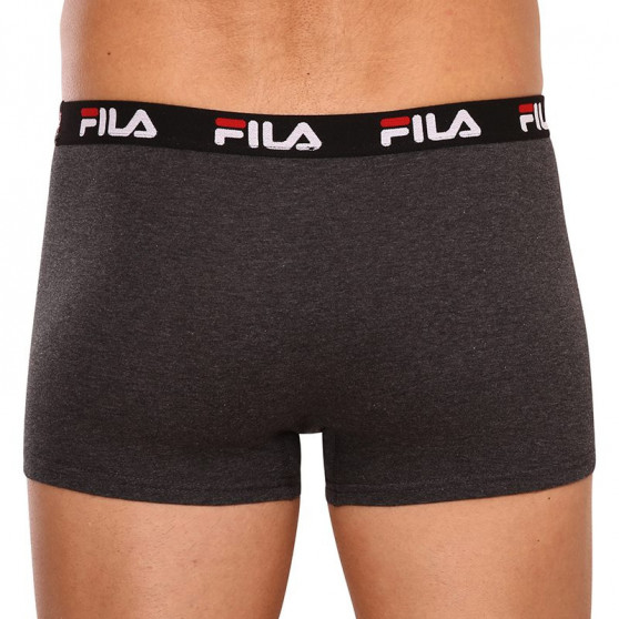 2PACK Boxers para homem Fila cinzento (FU5141/2-248)