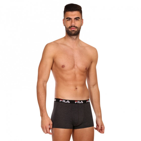 2PACK Boxers para homem Fila cinzento (FU5141/2-248)