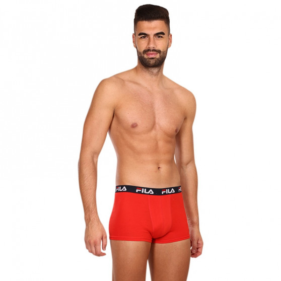 2PACK Boxers para homem Fila vermelho (FU5142/2-118)