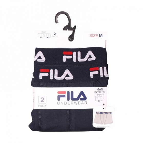 2PACK Boxers para homem Fila azul (FU5142/2-321)